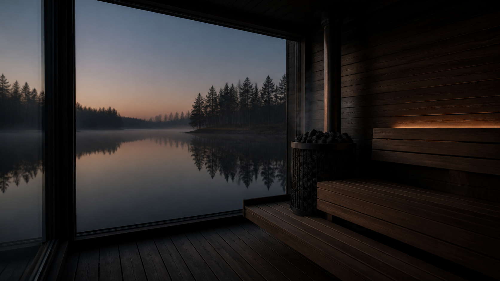 Quiet sauna